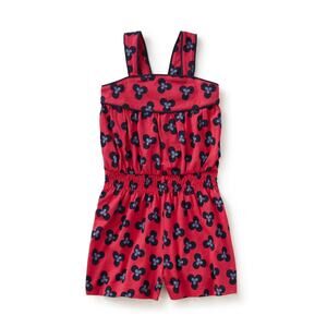 Tea Collection Violets Are Blue Romper - Size 12 - Pink Floral